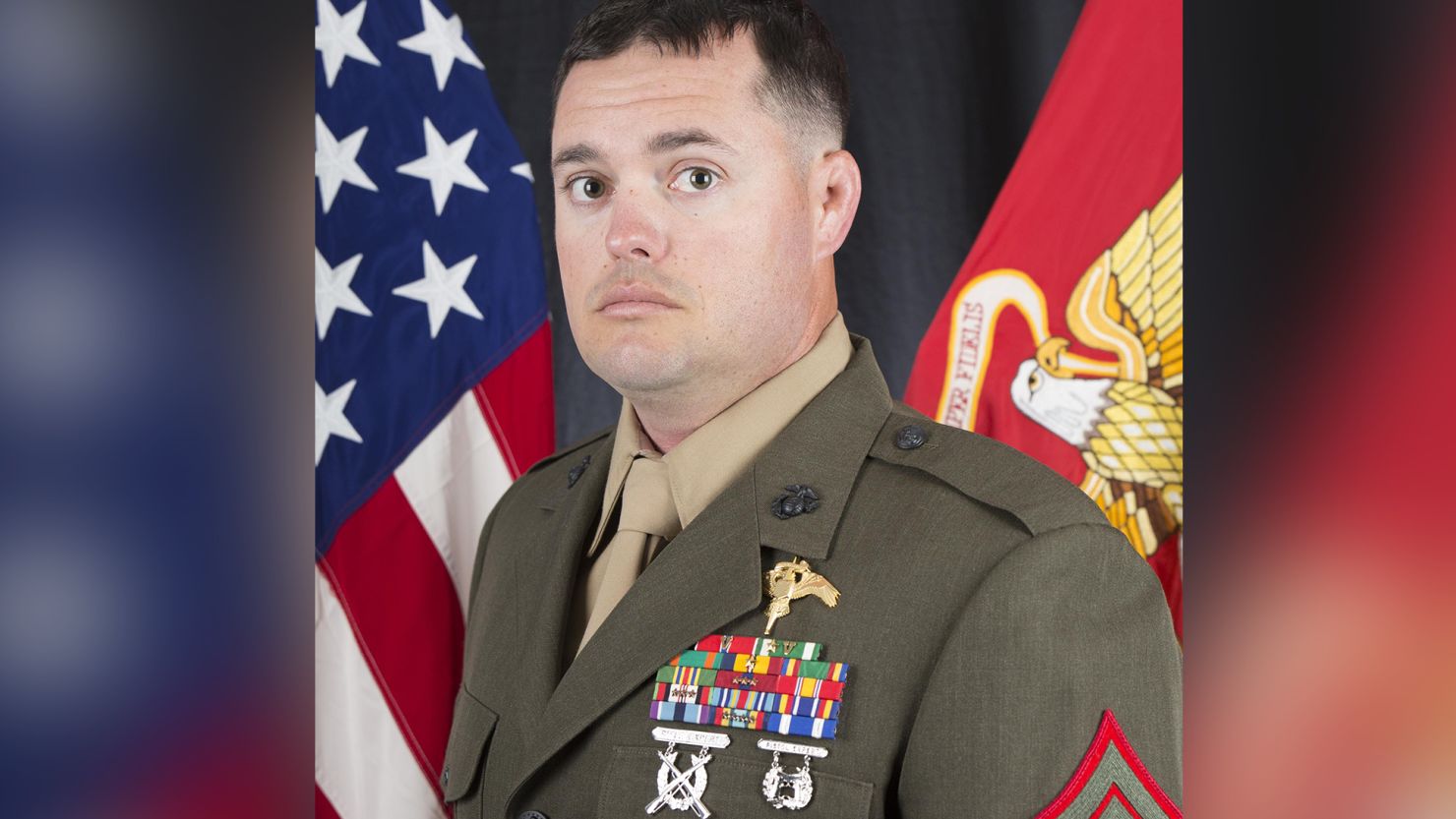 US Marine Corps Gunnery Sgt. Scott A. Koppenhafer was killed Saturday, August 10, 2019, in Iraq.
