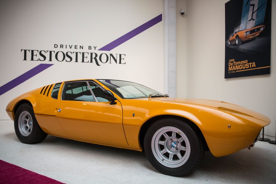 The De Tomaso Mangusta was produced in only 400 units between 1967 and 1971. It's Bill's car in "Kill Bill: Volume 2," and one can be seen in the film "Gone in 60 Seconds" and in Kylie Minogue's "Can't Get You Out of My Head" video.