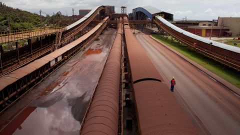 A major iron ore mine in northern Brazil.