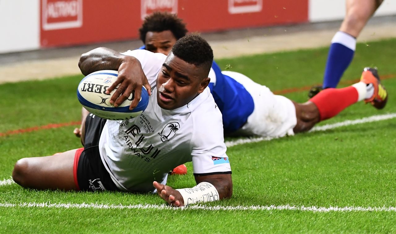 Tuisova's highlight reel is quite something, an endless stream of clips showcasing his power and speed. He won Olympic gold with Fiji Sevens at Rio 2016 and, like many of his Fijian teammates, can light up a game with an array of skills 