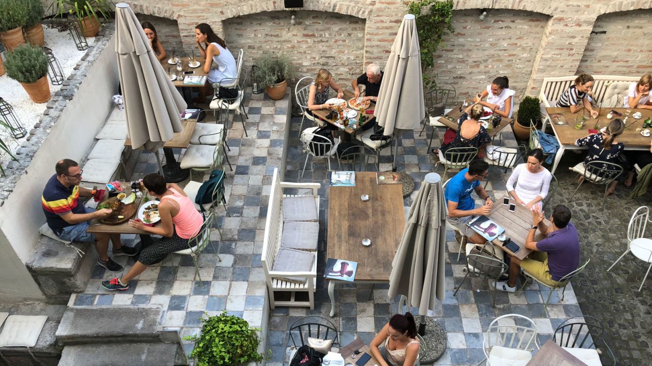 Dorcol's Strahinjića Bana is crammed with bars and restaurants.