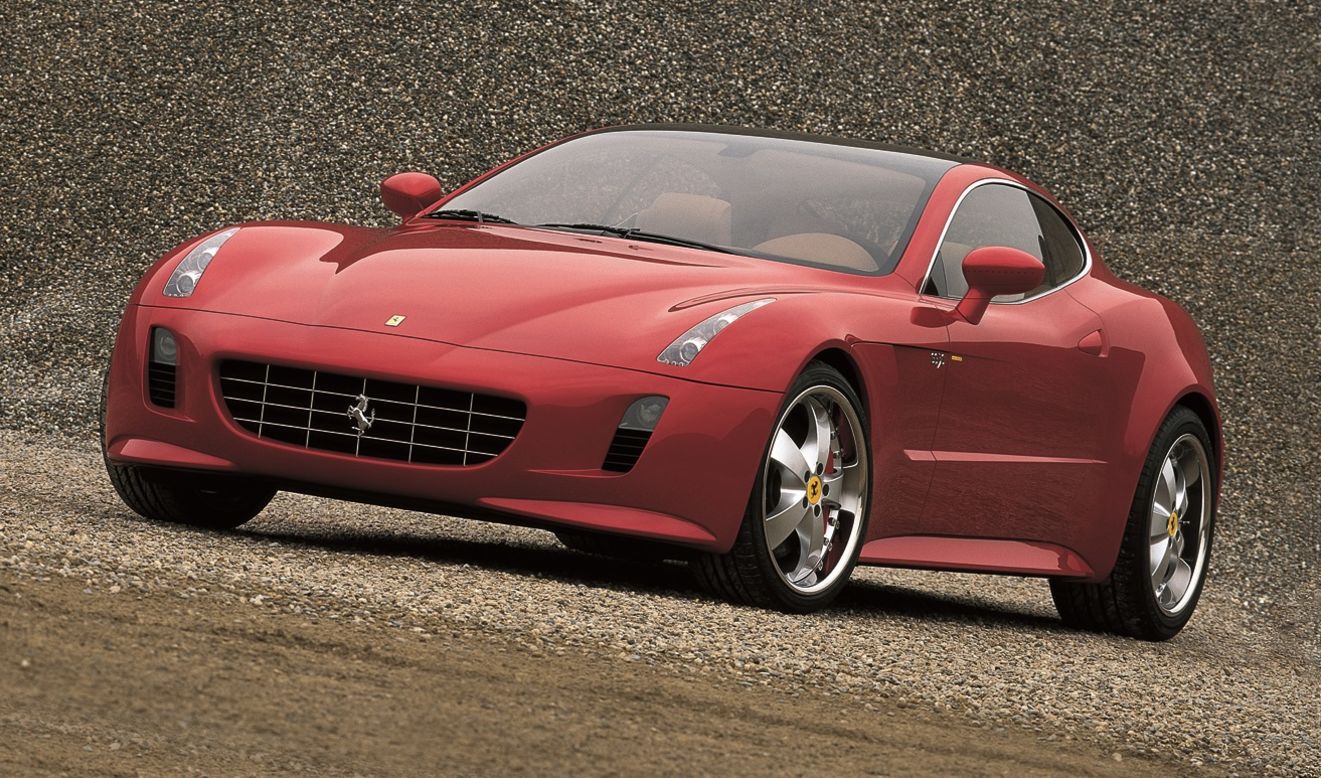 This concept car created for Ferrari in 2005 celebrated Giugiaro's 50 years in the car design business.