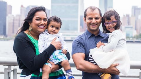 Neha Joshi, an executive at Accenture, said she and her husband use daycare, school, after-school programs and a babysitter for their kids.
