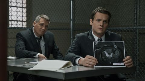 Holt McCallany, Jonathan Groff in 'Mindhunter'