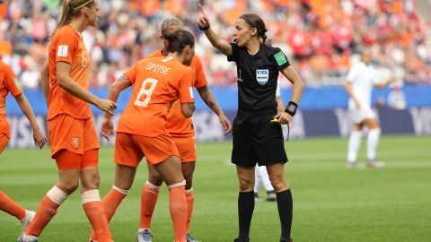 Frappart was in charge of this summer's Women's World Cup final. 