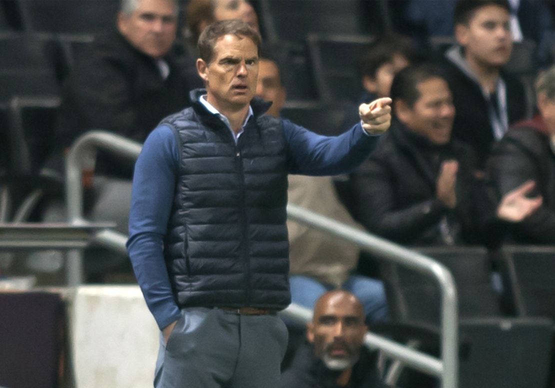 Frank De Boer coached in the Premier League before moving to the States. 