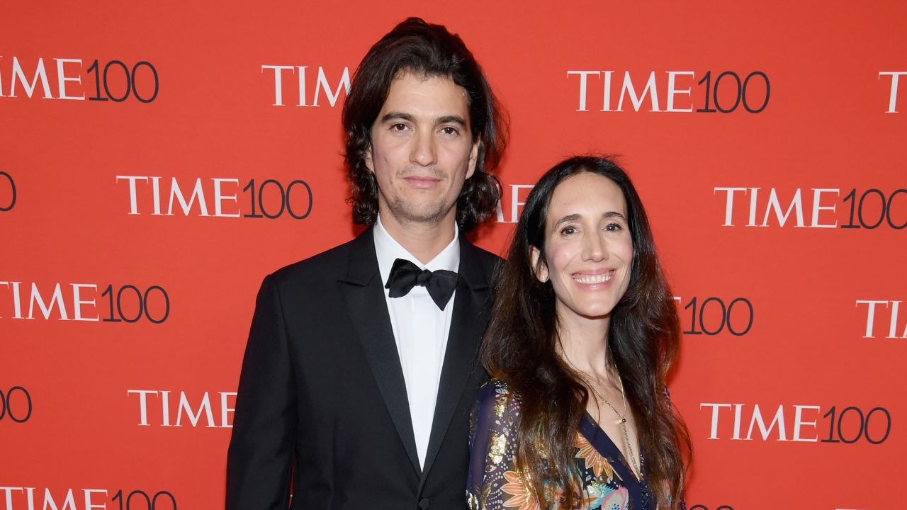 WeWork Co-Founder and CEO Adam Neumann and Rebekah Paltrow Neumann attend the 2018 Time 100 Gala at Jazz at Lincoln Center on April 24, 2018 in New York City. 