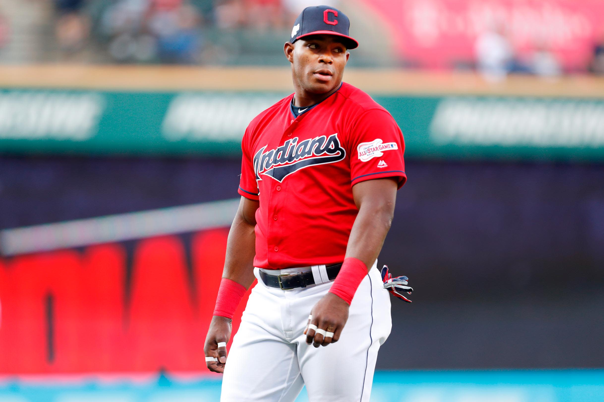 SportsNation - Yasiel Puig is headed to the Cleveland Indians, but we'll  never forget him in a sleeveless Cincinnati Reds jersey.