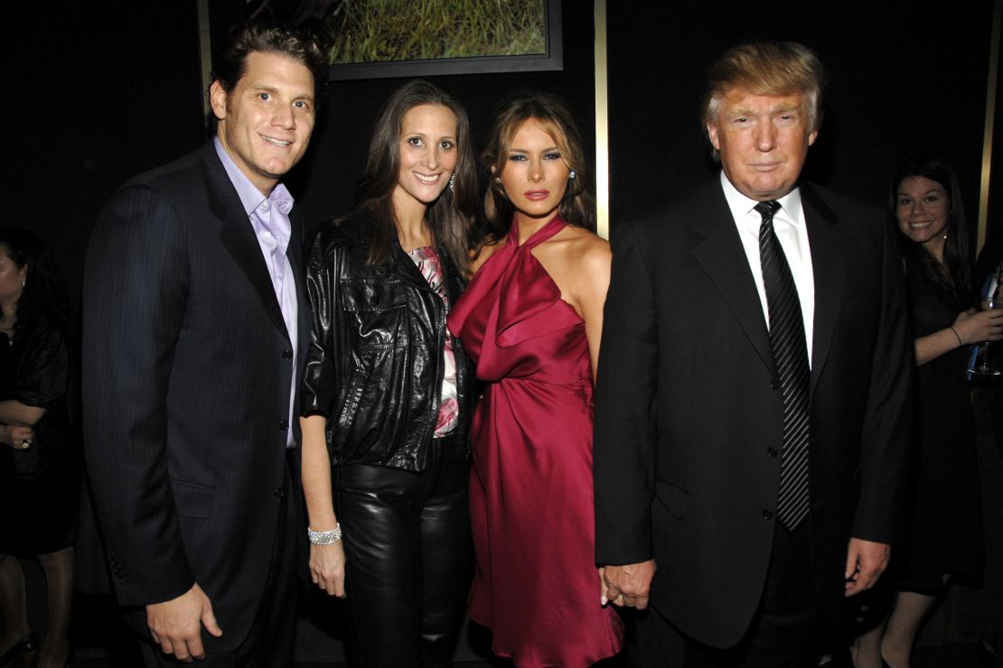 Stephanie Winston Wolkoff and Melania Trump in 2008.