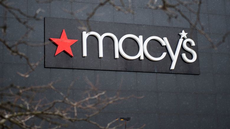 The exterior of a Macy's department store is seen at the Landmark Mall on January 5, 2017, in Arlington, Virginia. - Investors hammered retailers early January 5, 2017 as US stocks opened near flat following reports of disappointing holiday sales from department stores Macy's and Kohl's. Macy's slumped 12.8 percent and Kohl's 17.2 after both reported lower sales in the critical November-December period. Macy's also said it plans to cut as many as 10,100 jobs in a response to the decline of shopping in stores due to the rise of e-commerce. (Photo by Andrew CABALLERO-REYNOLDS / AFP)        (Photo credit should read ANDREW CABALLERO-REYNOLDS/AFP/Getty Images)
