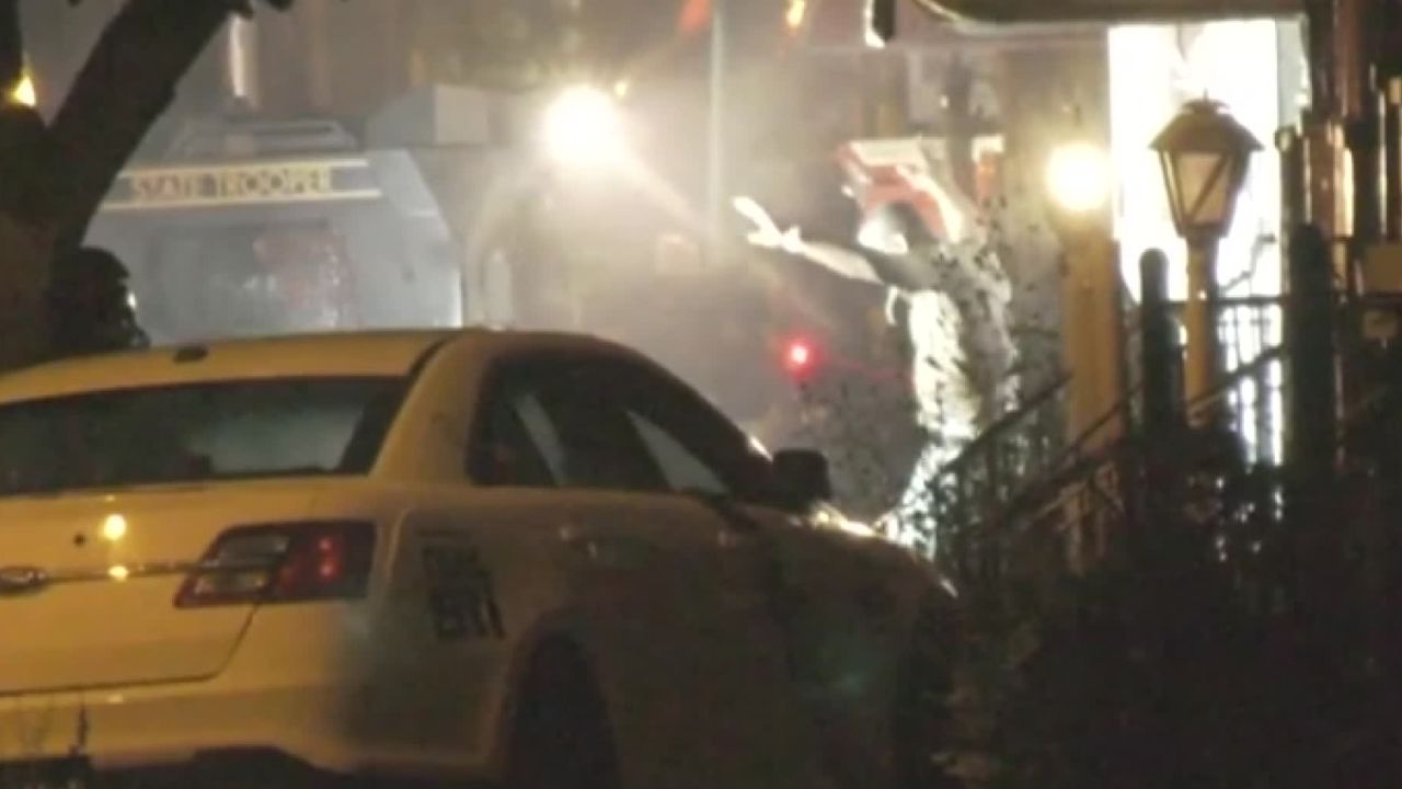 The Philadelphia shooting suspect surrendered early Thursday.