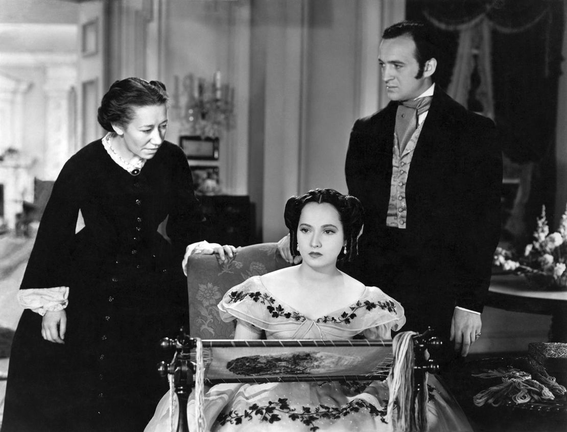 Merle Oberon, Flora Robson and David Niven in "Wuthering Heights" (Photo by Donaldson Collection/Getty Images)