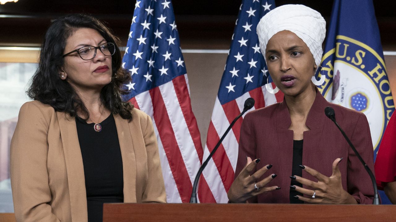 Ilhan Omar Rashida Tlaib FILE