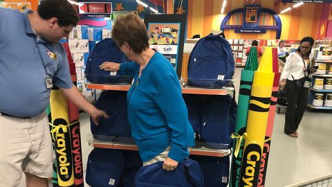 Teachers shop for free supplies at Crayons to Computers, part of Kids in Need's network in Cincinnati.