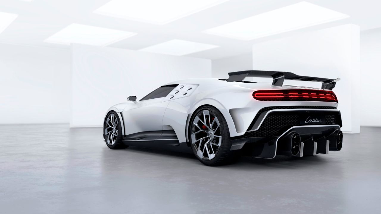 The Centodieci has a permanently raised rear wing and can go from a full stop to 60 miles per hour in just 2.4 seconds.