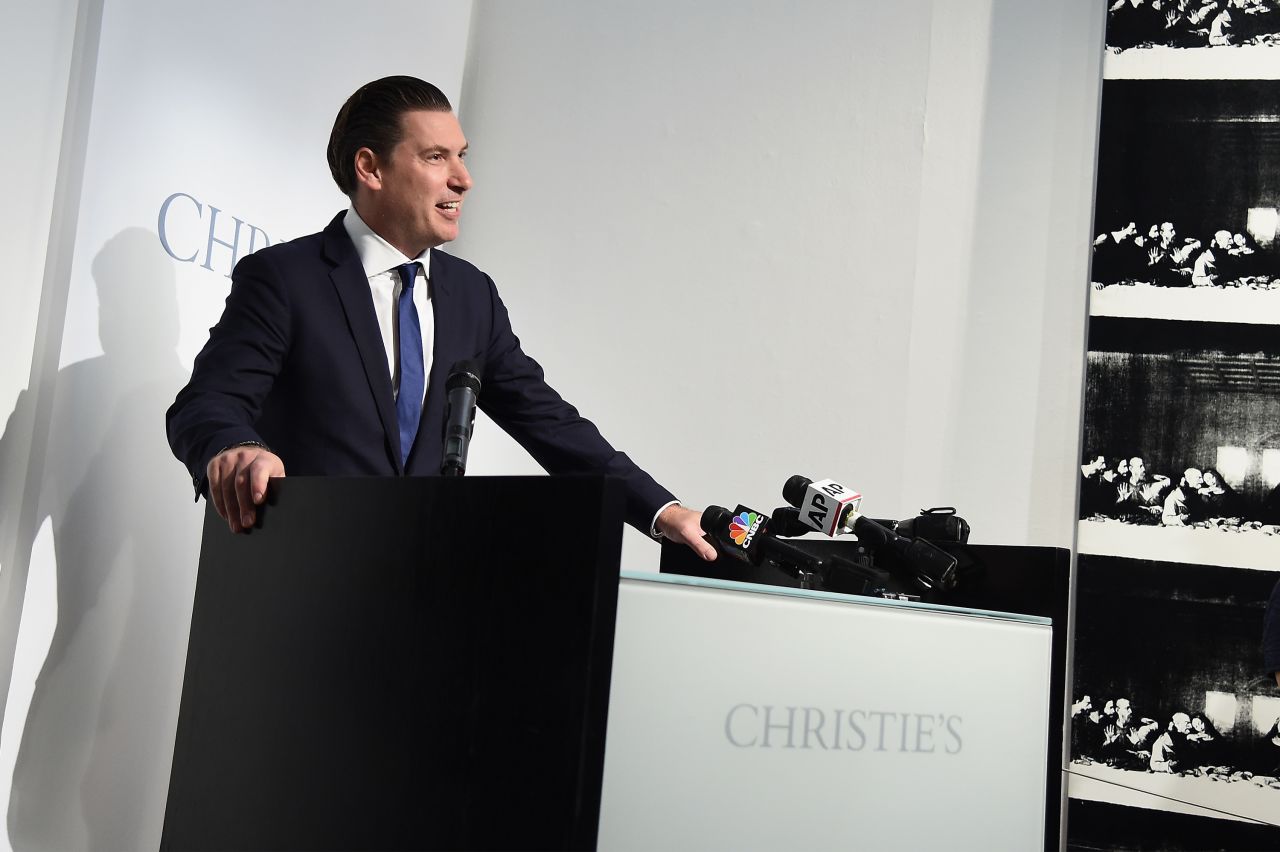 Alex Rotter moved to Christie's from rival auction house, Sotheby's, in 2016.