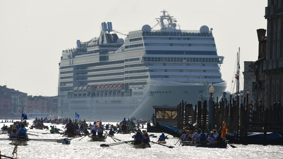 The cruise ships in the city center may be a thing of the past