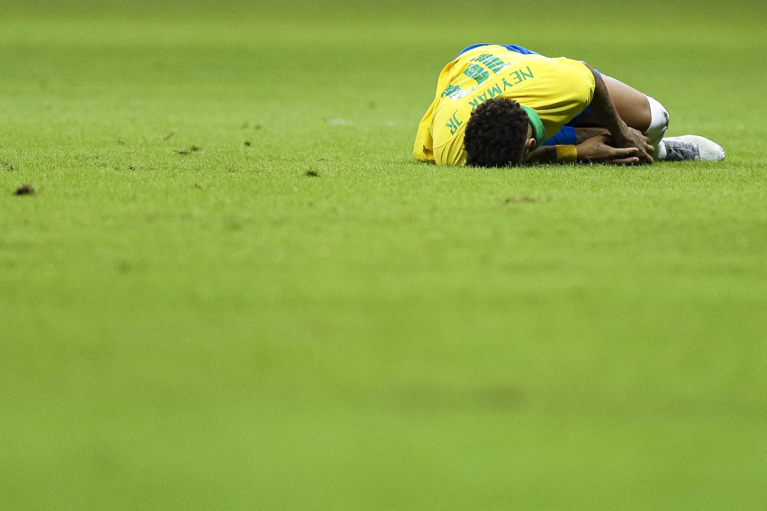 Neymar's career has been punctuated by a series of foot injuries.