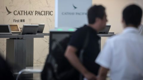 Cathay Pacific lost hundreds of flights this week when protesters targeted Hong Kong airport. 