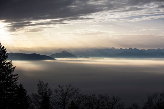 <strong>La Mainaz, Gex, France: </strong>Mountain views are epic from the Franco-Swiss border, and La Mainaz in Gex provides an exceptional perch.