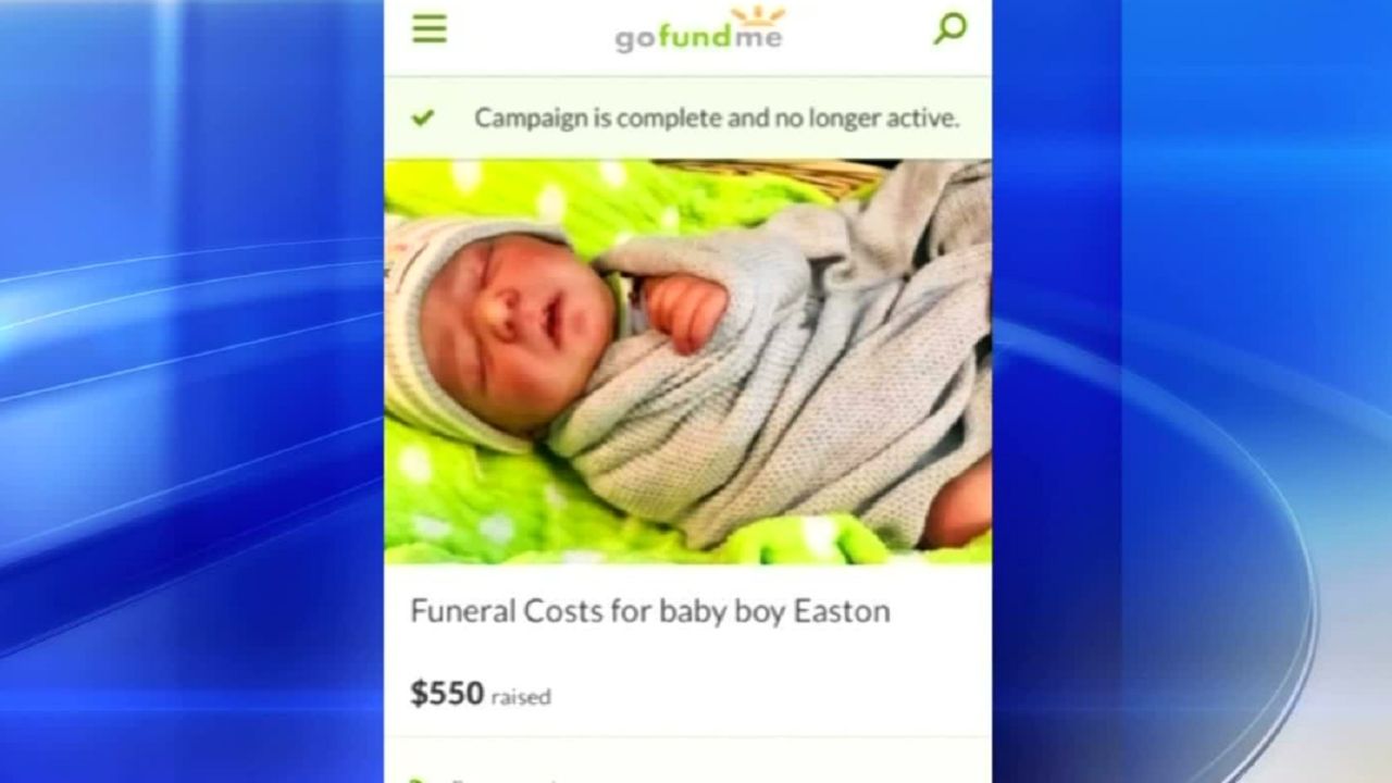 This GoFundMe post was created to raise money for the death of a baby that never existed.