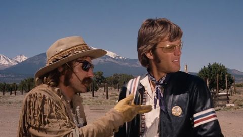 Dennis Hopper and Peter Fonda in a scene from the classic "Easy Rider."