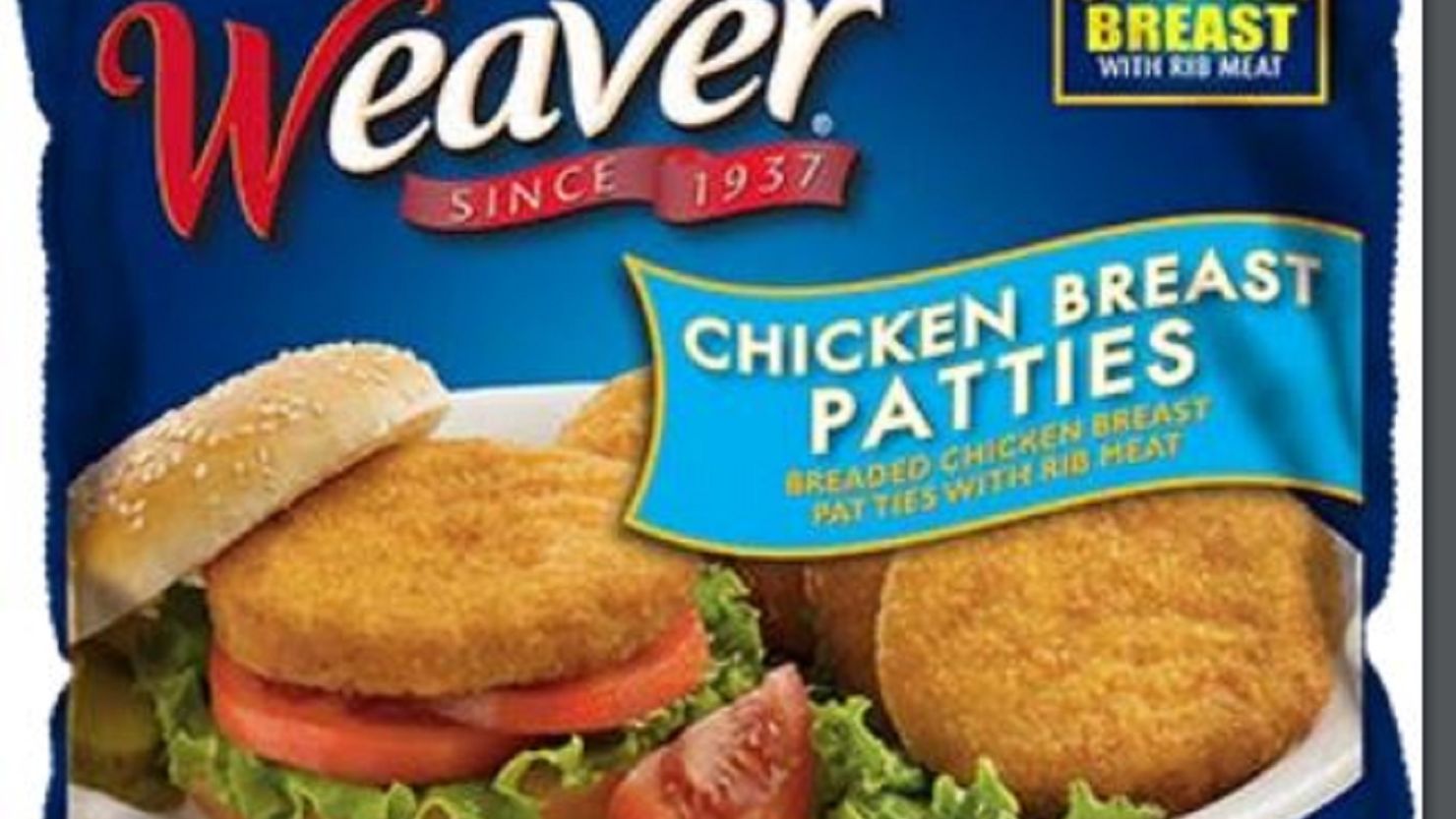 Tyson Foods is recalling this brand of frozen chicken patty products due to contamination with extraneous materials. 