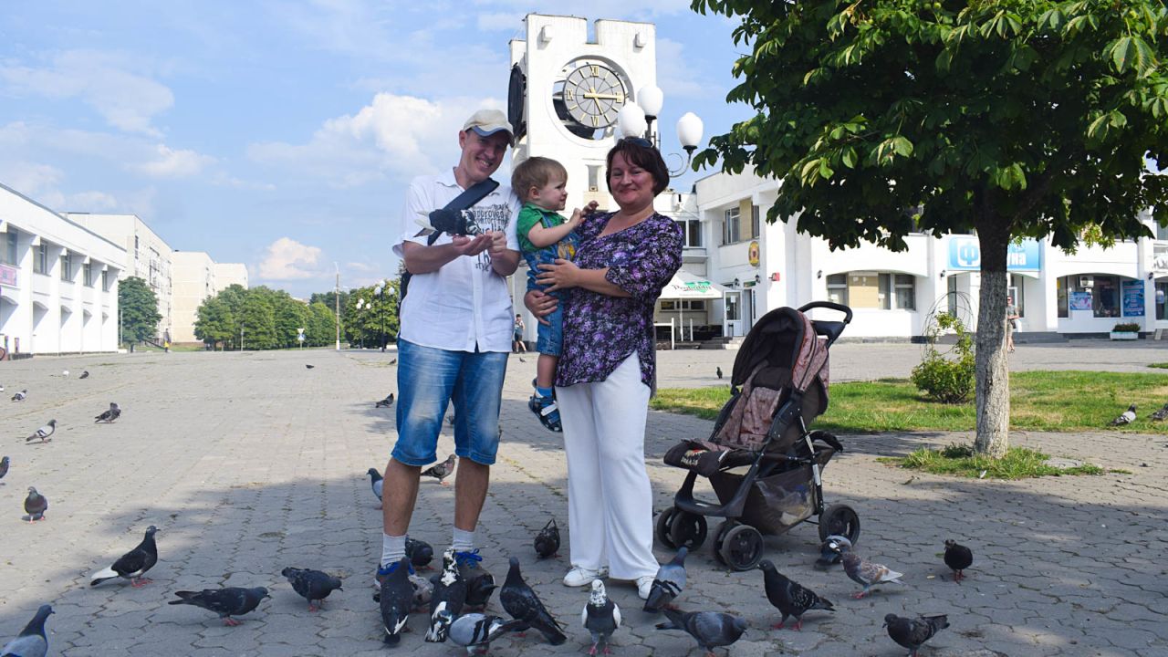 Tatyana Kuznetsova, right, says she initially hated living in Slavutych.