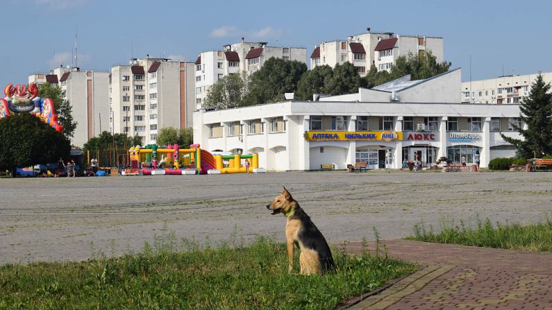 <strong>Tough times: </strong>The collapse of the Soviet Union, political turmoil in Ukraine and the closure of Chernobyl -- the main workplace of most of Slavutych's population -- has been hard on the city.