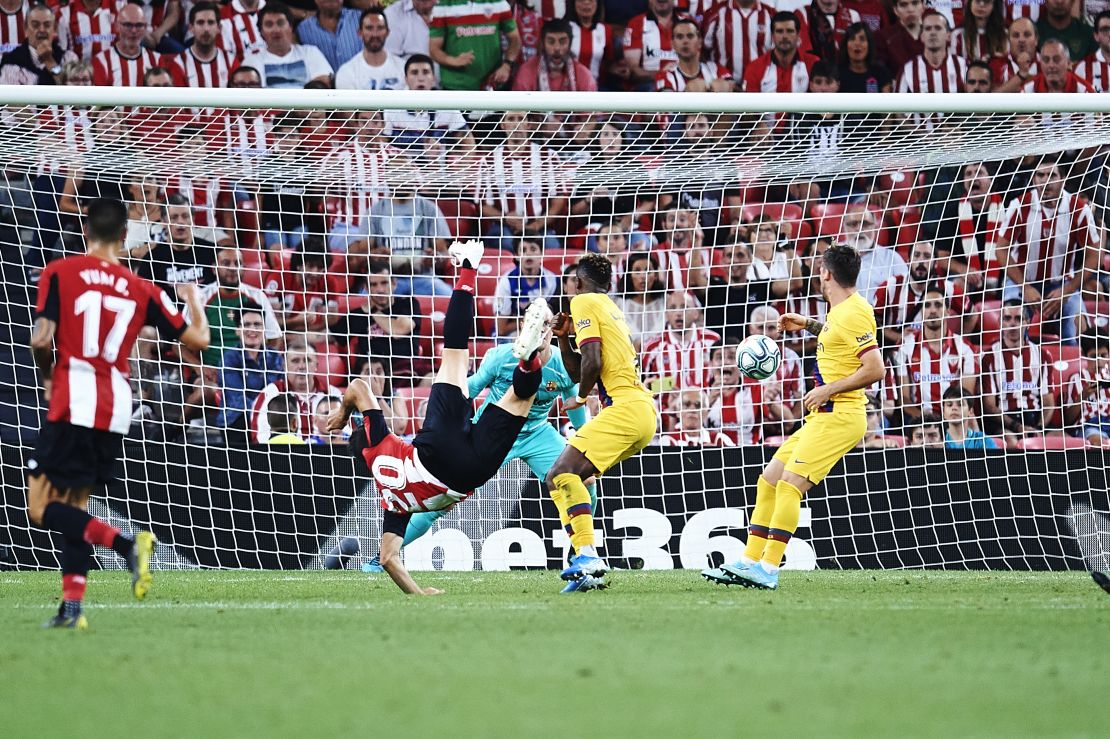 Aduriz struck late to secure Bilbao's win.