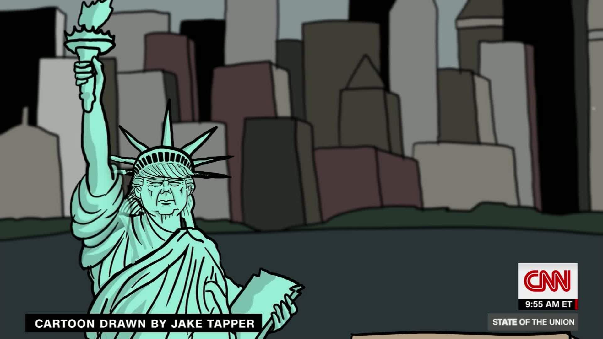 State of the Cartoonion - Making over the Statue of Liberty | CNN Politics