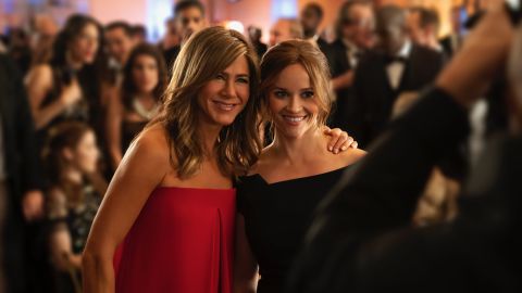 Jennifer Aniston and Reese Witherspoon star in Apple's "The Morning Show."