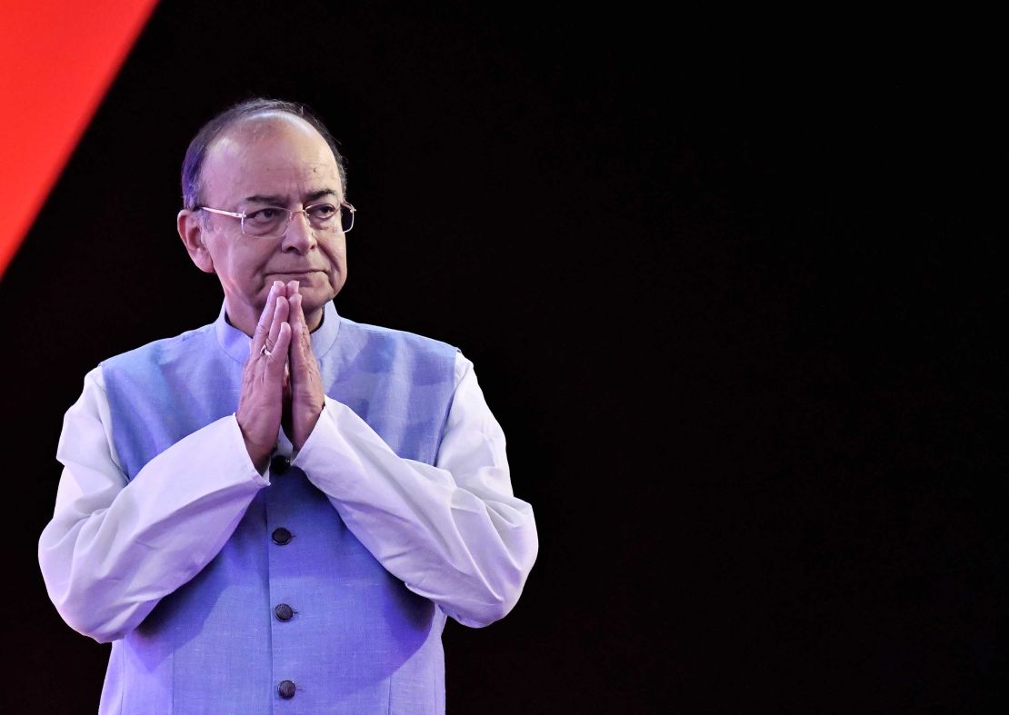 Jaitley took charge of India's economy in 2014. 