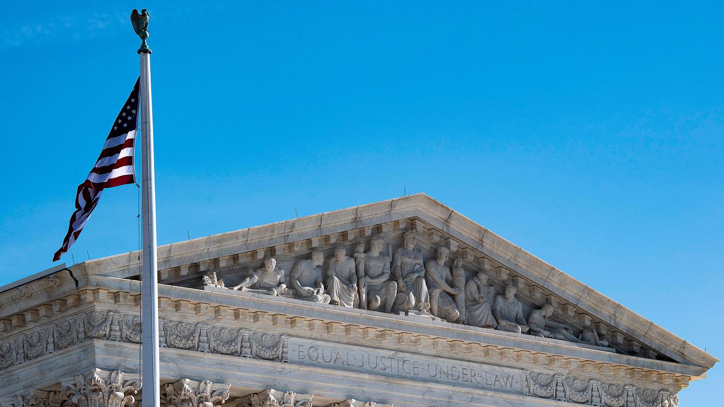 In this file photo taken on January 22, 2019, the US Supreme Court is seen in Washington, DC. 