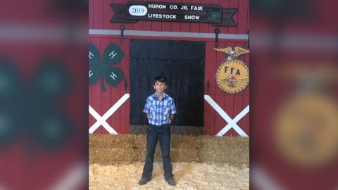 Diesel Pippert, a 12-year-old from Huron County, Ohio, auctioned off a pig for $15,000 at a county fair on Saturday. He'll donate his winnings to St. Jude Children's Research Hospital. 