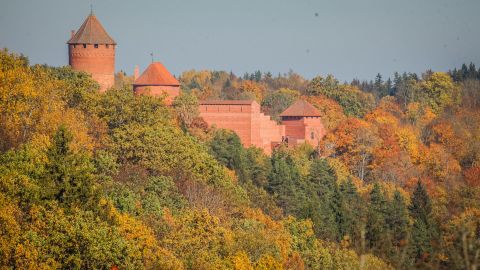 Turaida Castle is one of three ancient castles in Sigulda.