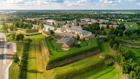 Daugavpils fortress has remained almost unaltered since it was built in the 19th century.