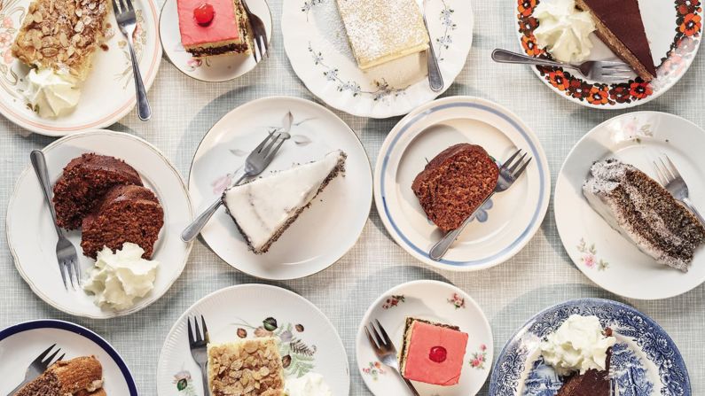 <strong>So many slices:</strong> Bakers make their own favorite recipes, including strudels, chocolate tortes, Bundt cakes and poppy seed cakes. Schlag (whipped cream), a Viennese favorite, can be ordered with any of them. Last year, more than 80,000 slices were sold.