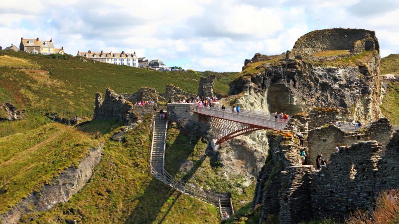 <strong>Cornwall, UK</strong>: In August 2019, a new footbridge opened connecting the two halves of the 13th-century Tintagel Castle. Legend has it that the castle was the site of King Arthur's Camelot. <br />