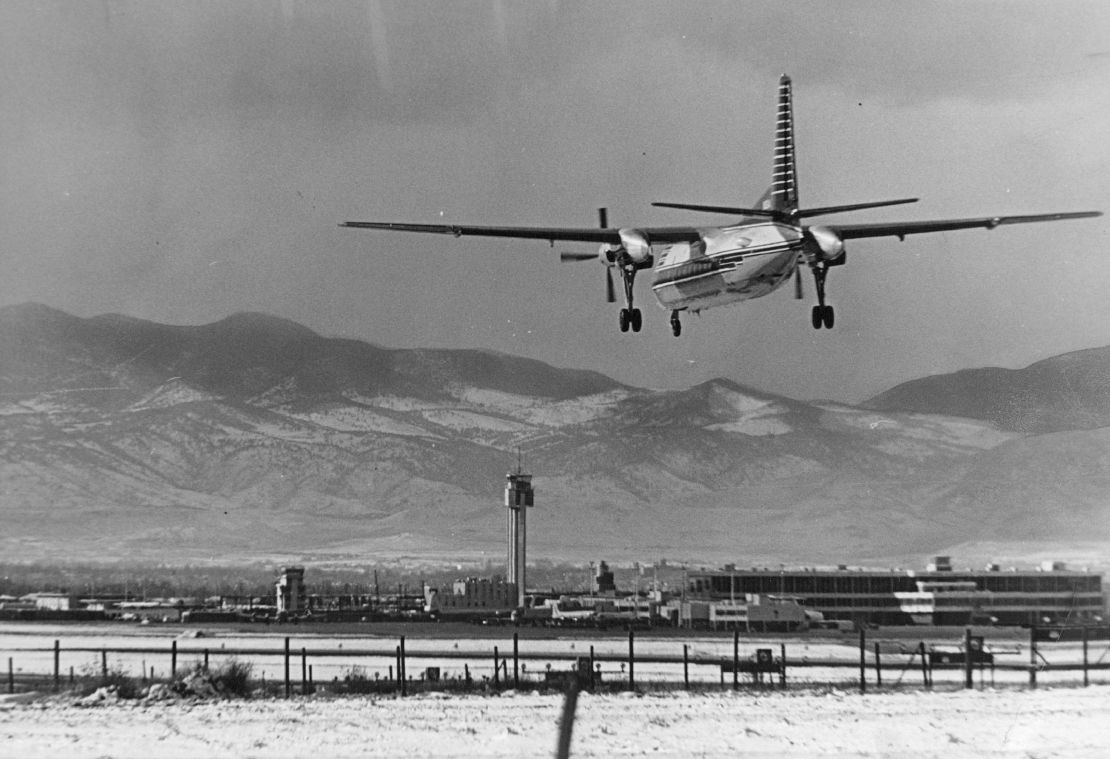The Stapleton airport, in 1965