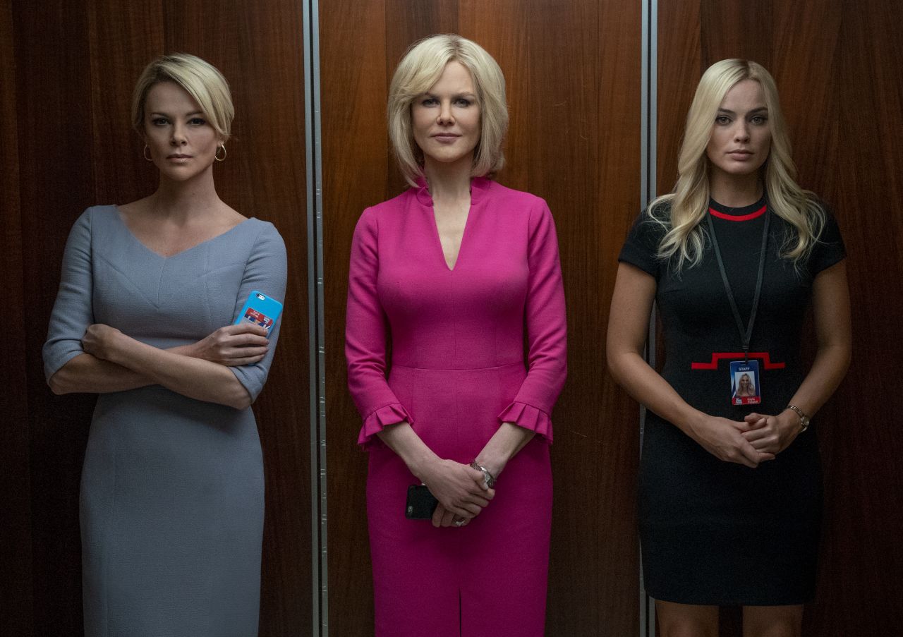 <strong>"Bombshell"</strong>: Charlize Theron, Nicole Kidman and Margot Robbie star in this film which offers a fictionalized look at life at Fox News under the leadership of the late Roger Ailes. <strong>(Amazon Prime) </strong>