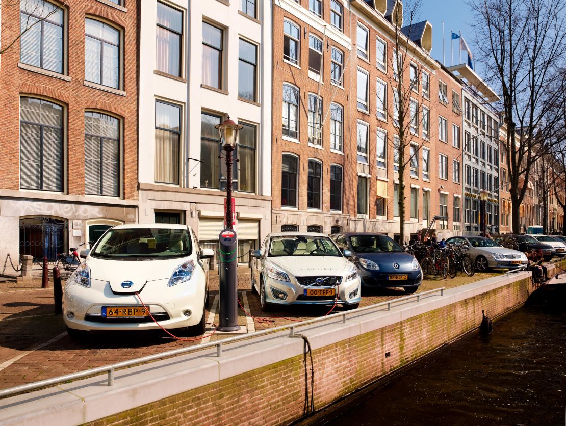Vattenfall, a European energy company, is providing Amsterdam with an infrastructure of charging points for electric cars.