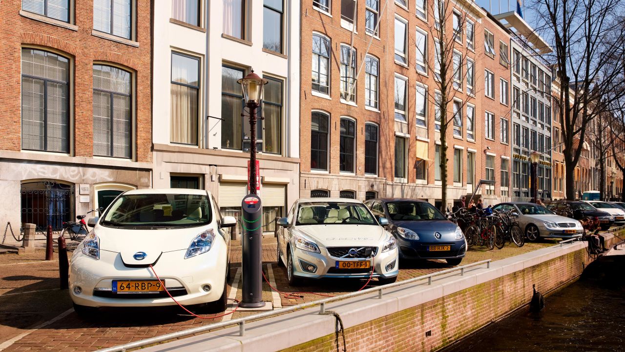 Vattenfall, a European energy company, is providing Amsterdam with an infrastructure of charging points for electric cars.