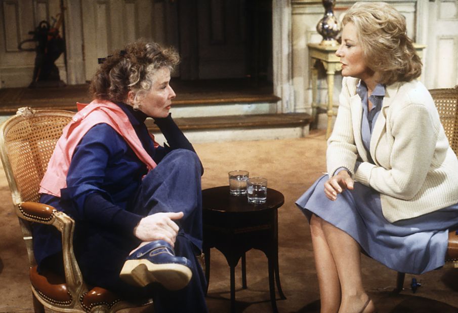 Walters interviews legendary actress Katharine Hepburn in 1981. 