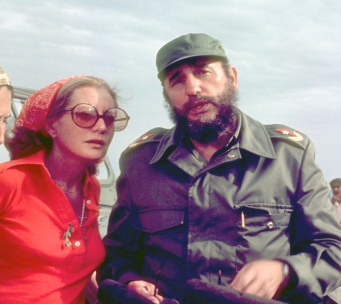 Walters interviewed Cuban President Fidel Castro as they crossed the Bay of Pigs for an ABC News special that aired in 1977.