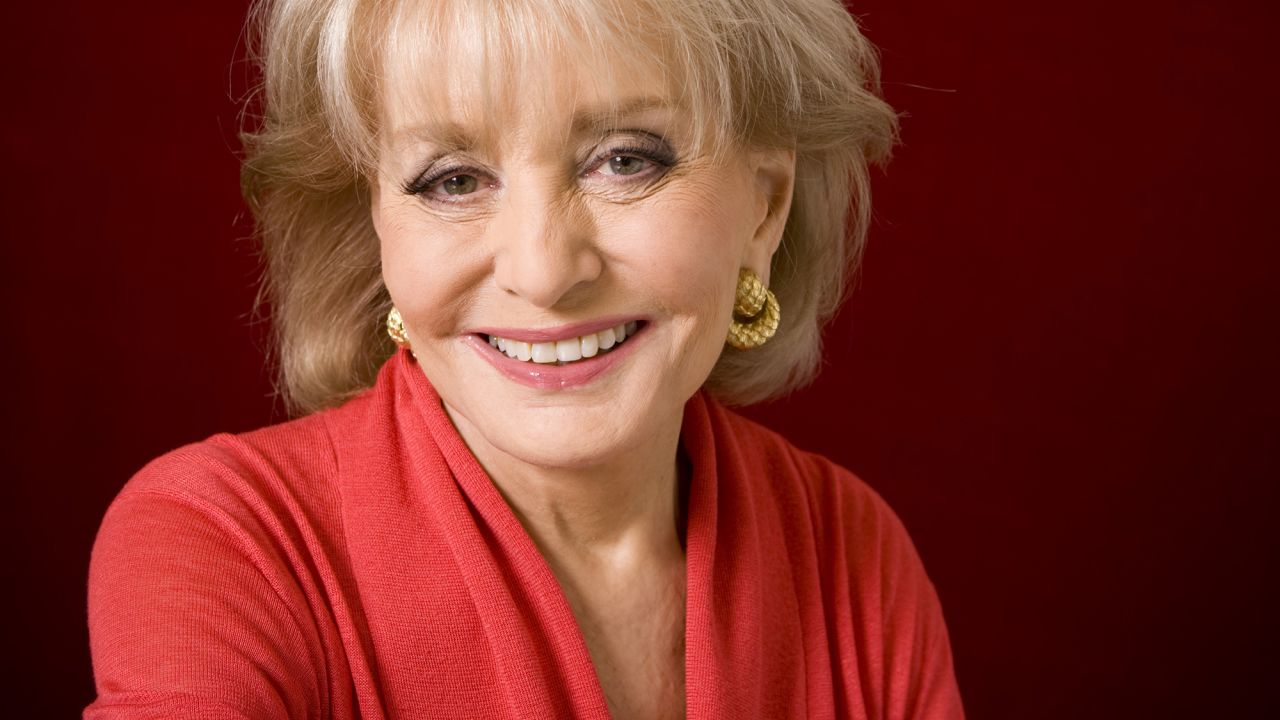 Barbara Walters poses for a portrait in 2008.
