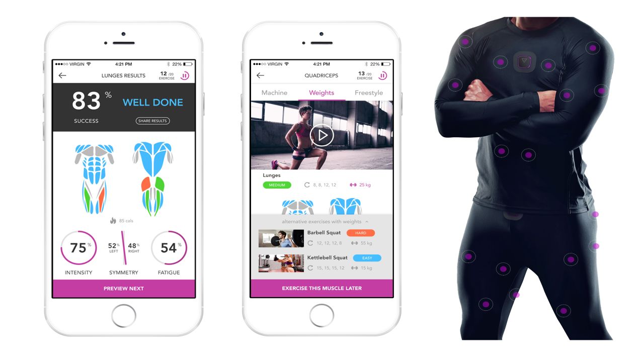 Tribe Wearables clothes analyze your body's performance during exercise, using artificial intelligence