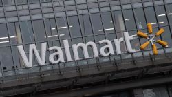 The Walmart logo is seen on a store in Washington, DC, on March 1, 2019. - Walmart is in damage-control mode over a plan to phase out store greeters, a shift that closes off an employment niche that had frequently been taken by disabled workers. The retail giant, the biggest employer in the United States, has revamped the position of "People Greeter" into "Customer Host" and added new tasks, such as handling customer refunds, scanning receipts and checking shopping carts. (Photo by NICHOLAS KAMM / AFP)        (Photo credit should read NICHOLAS KAMM/AFP/Getty Images)
