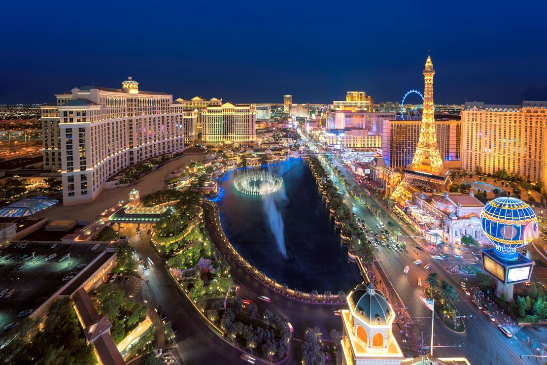 The glittering lights of the Strip offer a party experience for nearly every type of guest. 