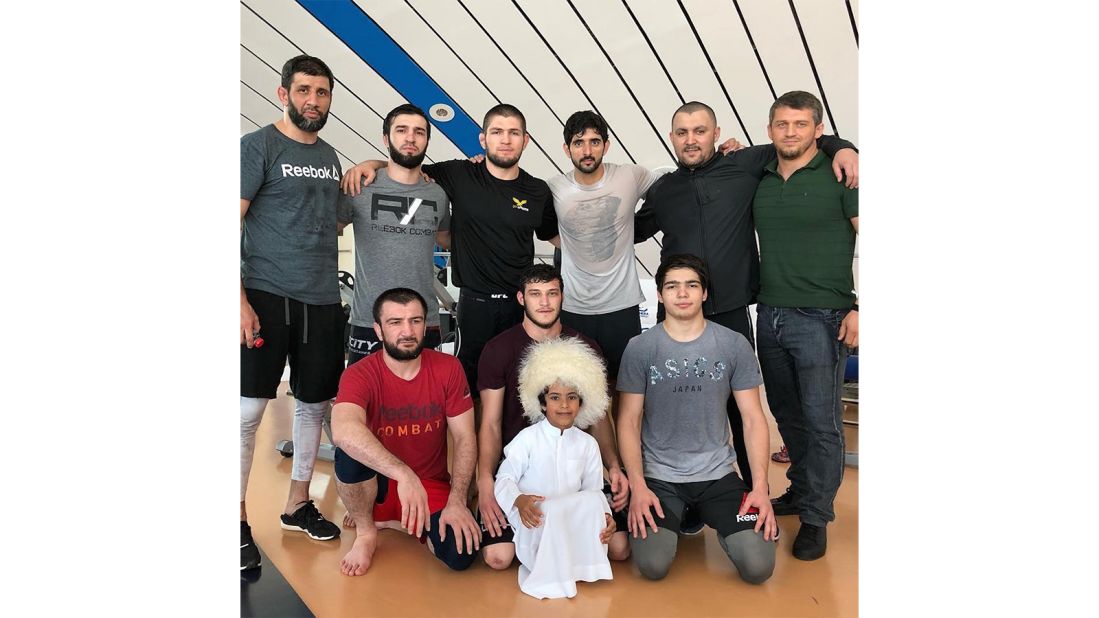 The NAS complex accommodates a wide variety of sportspeople. UFC champion Khabib Nurmagomedov visited with his family on 15 February.